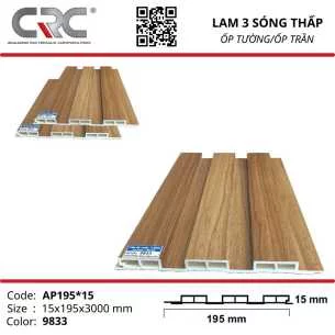 Tấm ốp lam 3 sóng thấp L3-9833AP