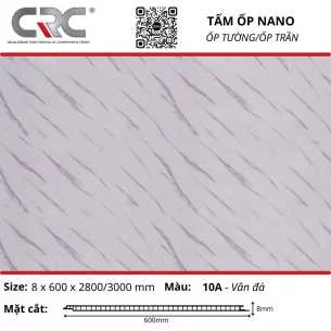 Tấm ốp nano 600-10A-Vân đá