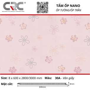 Tấm ốp nano 600-30A-Vân giấy